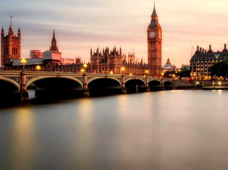 Big Ben and the River Thames, London, UK